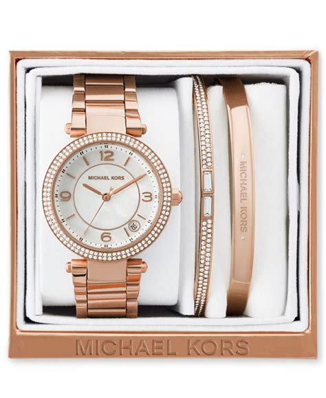 michael kors watch gift set|matching watch and bracelet set.